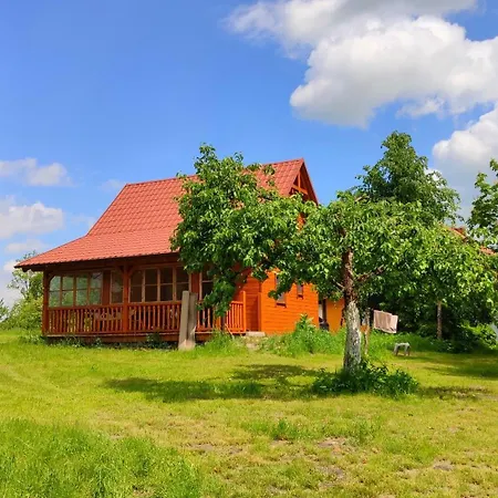 Agrodomek Nad Stawem 度假居 Stręgielek